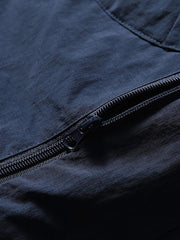 ダブルポケット+フード付き 中綿ジャケット