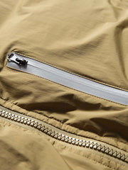 スタンドカラー コットン ベスト