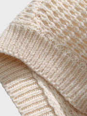 ワッフルニットベスト