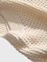 ワッフルニットベスト