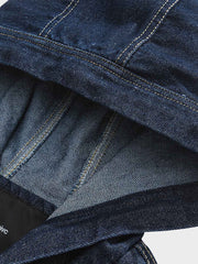 フード付き デニムジャケット