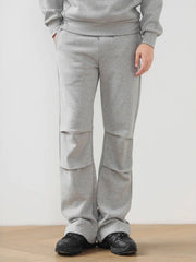 パラシューターダブルプリーツスウェットパンツ