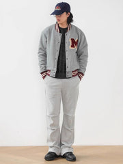 パラシューターダブルプリーツスウェットパンツ