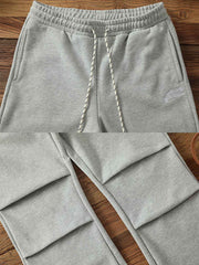 パラシューターダブルプリーツスウェットパンツ