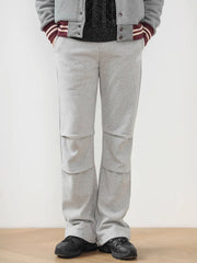 パラシューターダブルプリーツスウェットパンツ