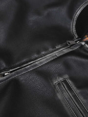 ウォッシュドPU ベースボール中綿ジャケット