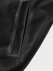 ウォッシュドPU ベースボール中綿ジャケット