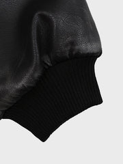 ウォッシュドPU ベースボール中綿ジャケット