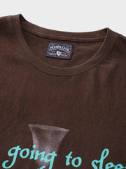 ワイングラス プリント Tシャツ