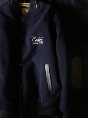 ウール混 ツイードベースボールジャケット