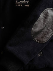 ウール混 ツイードベースボールジャケット