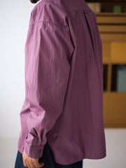 シワ加工 ボタンダウン 長袖シャツ