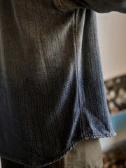 グラデーション ストライプシャツ