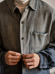 グラデーション ストライプシャツ