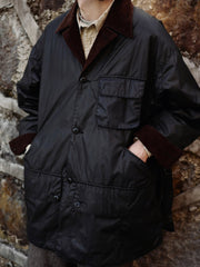 キルティング ハンティングコート