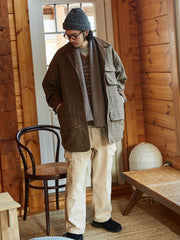 キルティング ハンティングコート