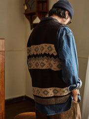 シェットランドウール フェアアイルセーター ベスト