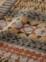 ウール混 カーディガン