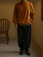 カシミヤタートル ネックニット