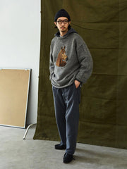 フィッシャーマン ウールケーブル セーター