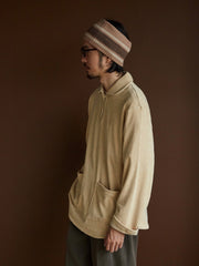 コットンタオル 丸襟 プルオーバー