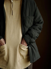 コットンタオル 丸襟 プルオーバー