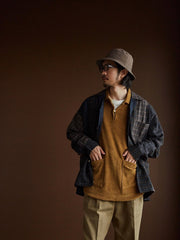 コットンタオル 丸襟 プルオーバー