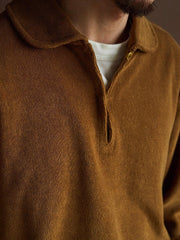 コットンタオル 丸襟 プルオーバー