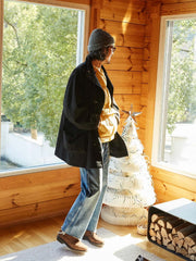 フライトボタン テクスチャードコート