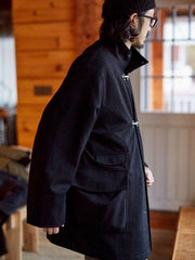 フライトボタン テクスチャードコート