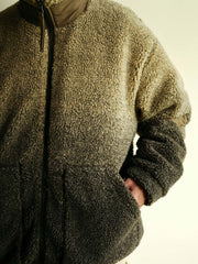 シェルパ フリース グラデーション 立襟ジャケット