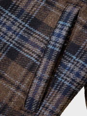 ウール混 チェックジャケット