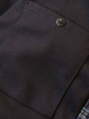 ウール混 チェックジャケット