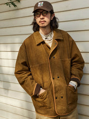 ダブルブレスト デニム ジャケット