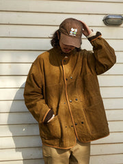 ダブルブレスト デニム ジャケット