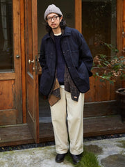 ダブルブレスト デニム ジャケット