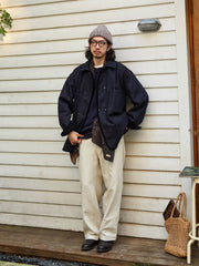 ダブルブレスト デニム ジャケット