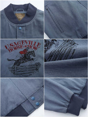 刺繍入り ダービー ジャケット