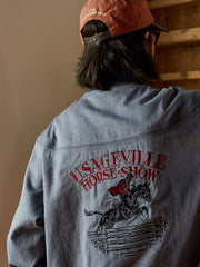 刺繍入り ダービー ジャケット