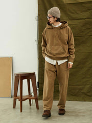 コットン ウォッシュ パーカー