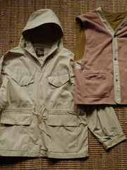 フードつき x ボアベスト 2wayコート