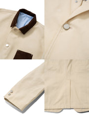 2WAYコーデュロイ襟 ワークジャケット