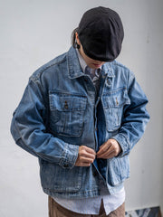 4 ポケット ウォッシュ デニムジャケット