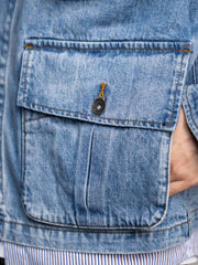 4 ポケット ウォッシュ デニムジャケット