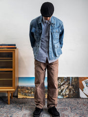 4 ポケット ウォッシュ デニムジャケット