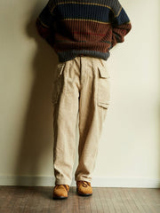 Cord P44 コーデュロイ 立体 ポケット パンツ