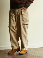 Cord P44 コーデュロイ 立体 ポケット パンツ