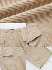 Cord P44 コーデュロイ 立体 ポケット パンツ