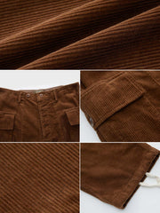 Cord P44 コーデュロイ 立体 ポケット パンツ