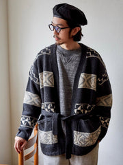 アルパカ混紡 カーディガン